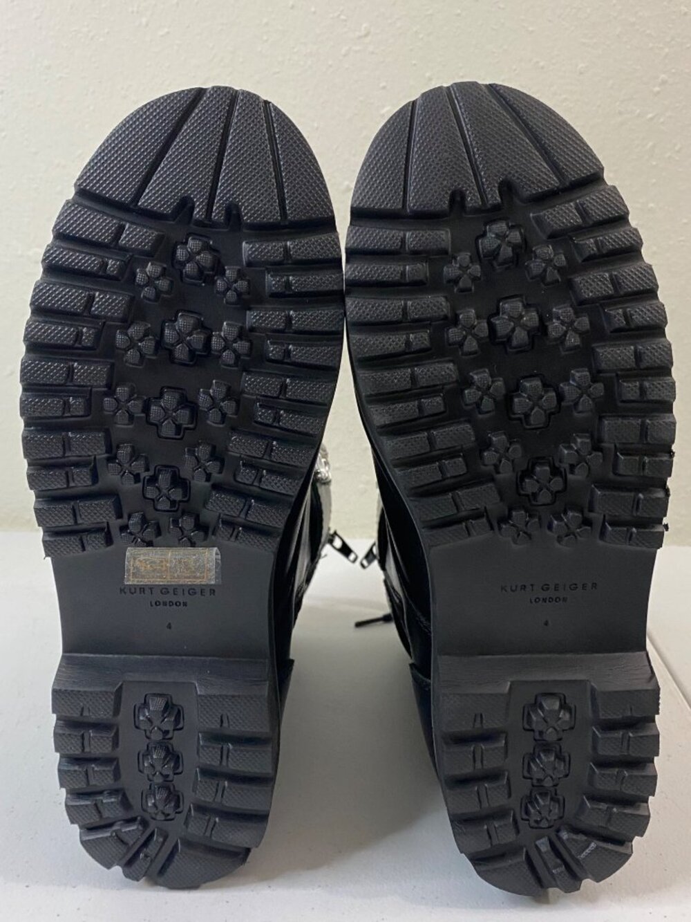 NWT Kurt Geiger London Stoop Boot - Little Girls / Big Girls - Black / Size 4M - Picture 13 of 16